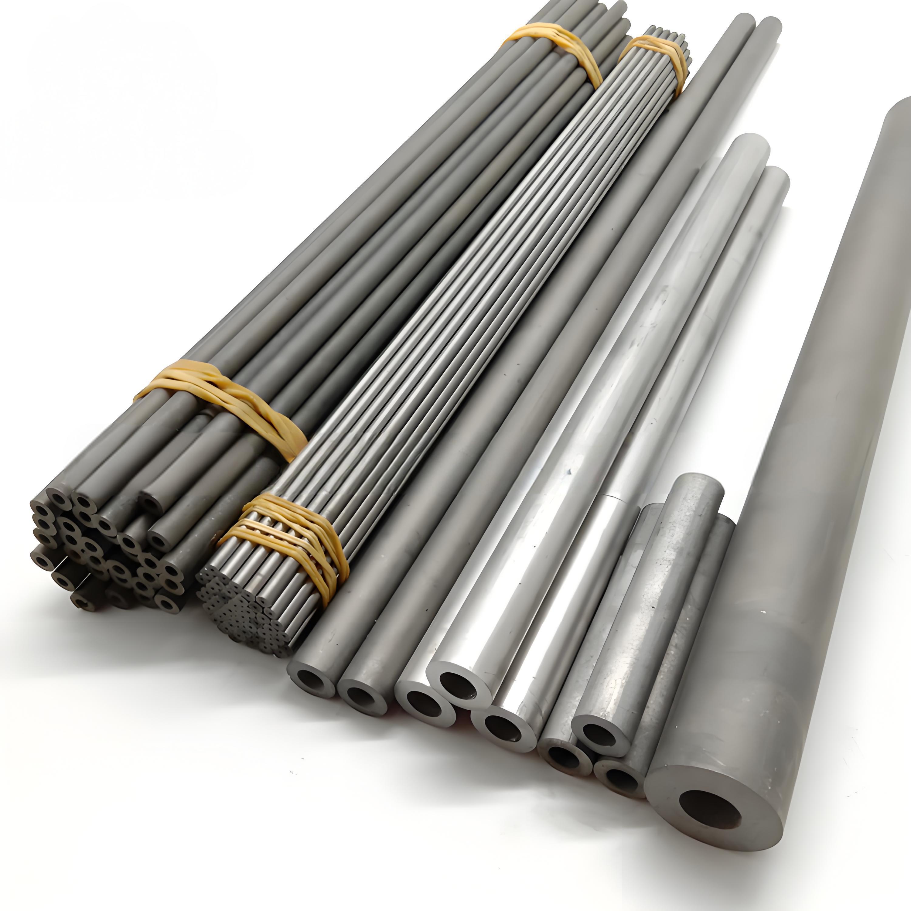 WC + CO Sintered Blank Tungsten Carbide Tube High Wear Resistance ISO Passed